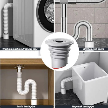 Universal Sink Drain Seal Anti Odor Drain Stopper Leak Proof Floor Drain Connector