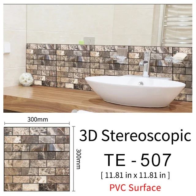 3D Peel-and-Stick Brick Wall Panels – Waterproof PVC Foam Wallpaper Tiles for Stylish Home Makeovers