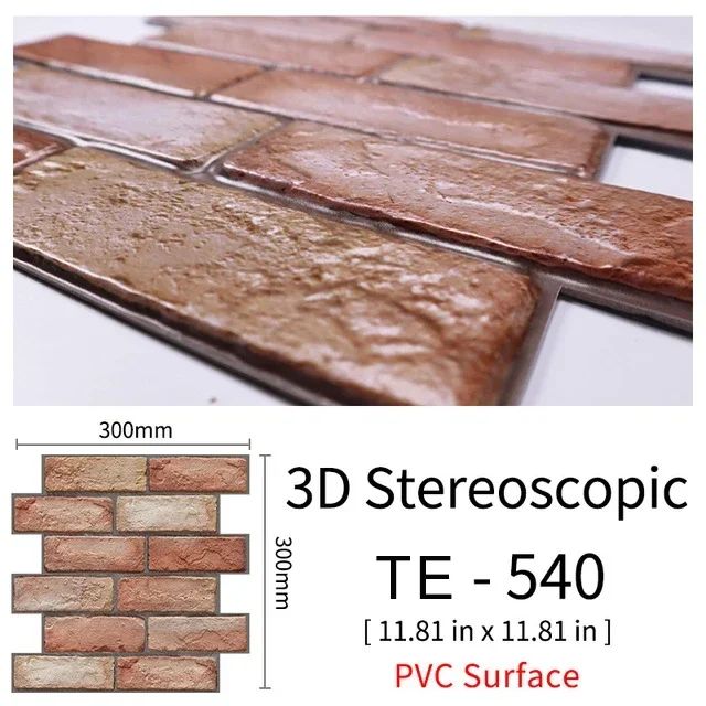 3D Peel-and-Stick Brick Wall Panels – Waterproof PVC Foam Wallpaper Tiles for Stylish Home Makeovers