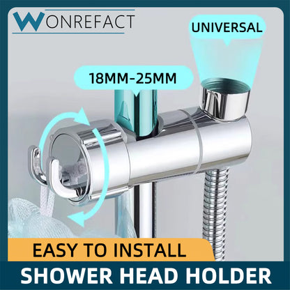 Adjustable Shower Head Holder for Slide Bar Universal Shower Bracket Mount