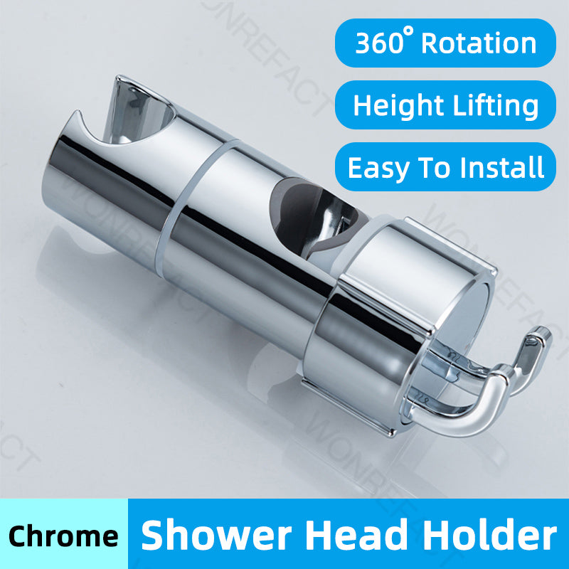 Adjustable Shower Head Holder for Slide Bar Universal Shower Bracket Mount
