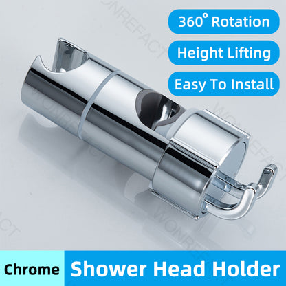 Adjustable Shower Head Holder for Slide Bar Universal Shower Bracket Mount