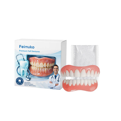Instant Smile Snap On Dentures Adjustable Fake Teeth Cover