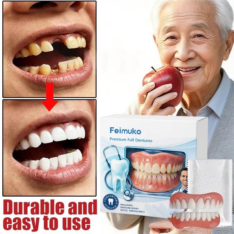 Instant Smile Snap On Dentures Adjustable Fake Teeth Cover