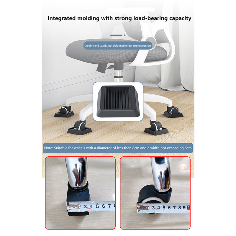 Office Chair Wheel Stopper Caster Cups for Hardwood Floor Protection