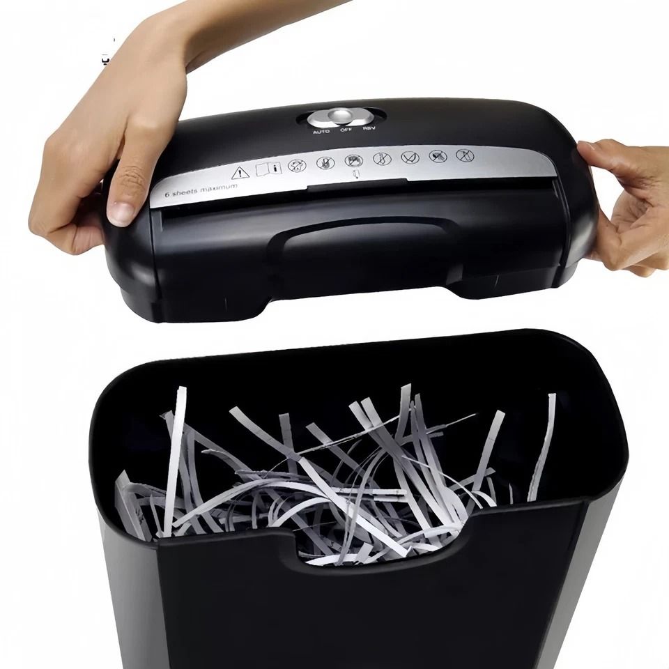 Heavy Duty Electric Paper Shredder for Home Office, Credit Card & CD/DVD Shredding