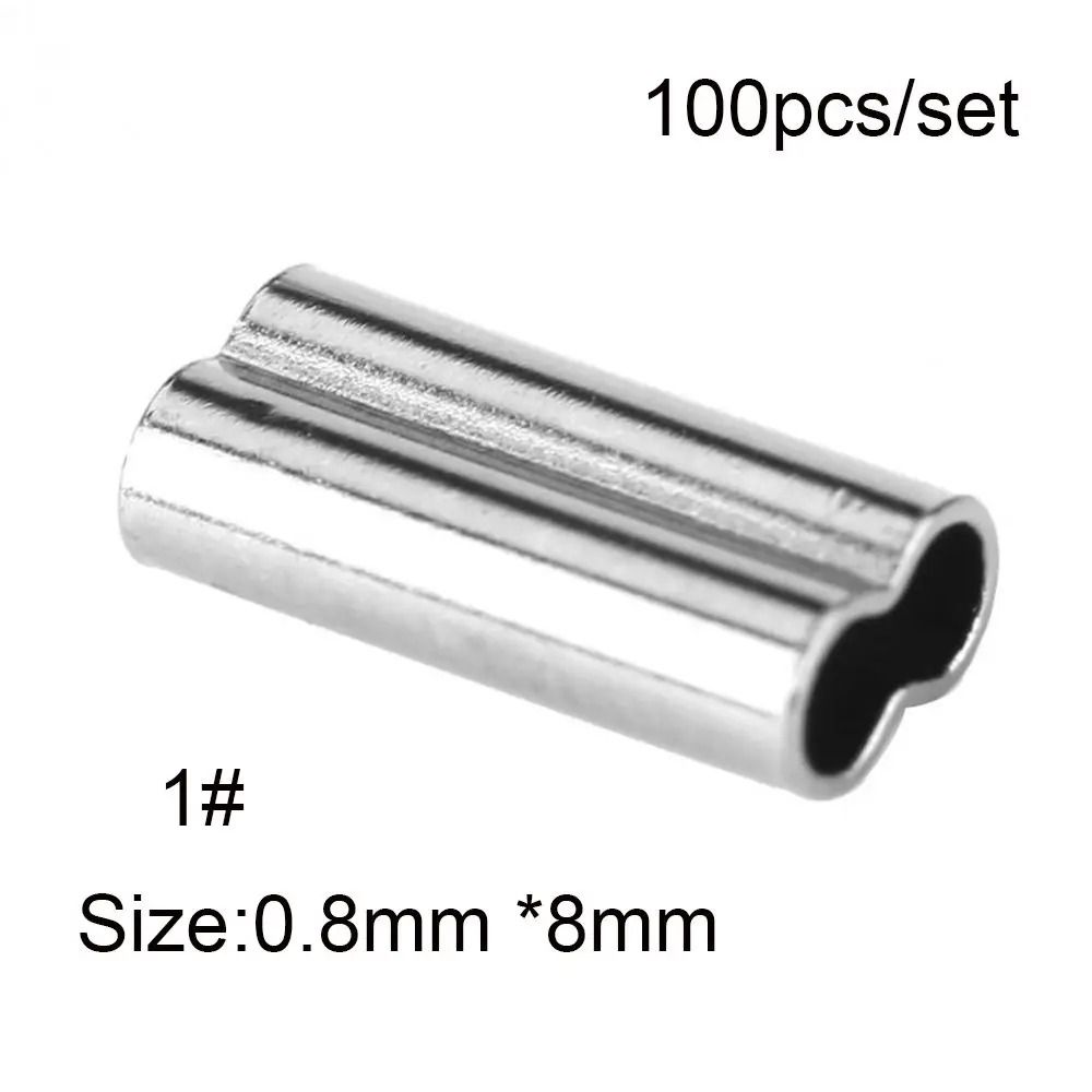 Fishing Barrel Crimping Sleeves – Double Barrel Tackle Connectors – High-Yield Terminal Rigging Hub