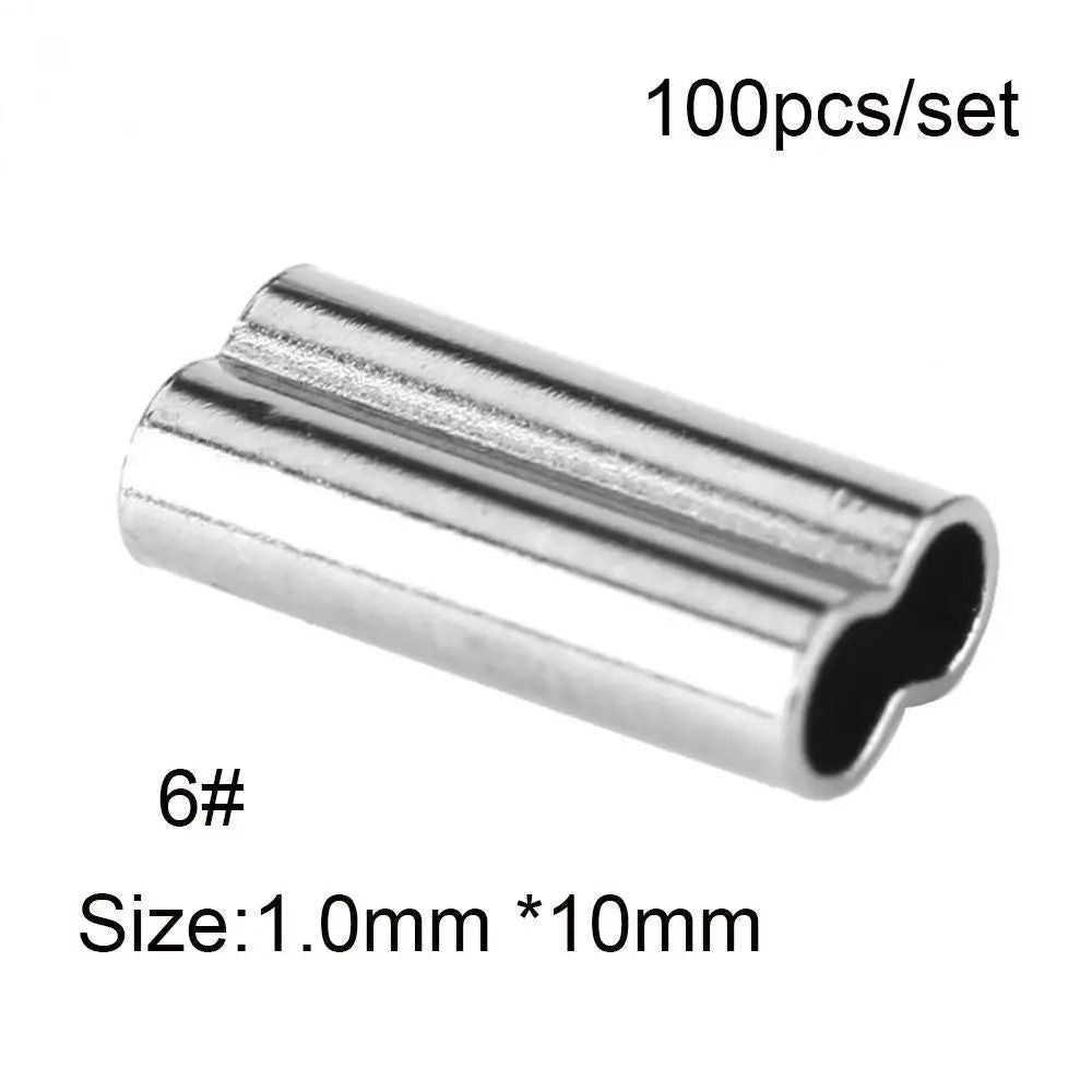 Fishing Barrel Crimping Sleeves – Double Barrel Tackle Connectors – High-Yield Terminal Rigging Hub
