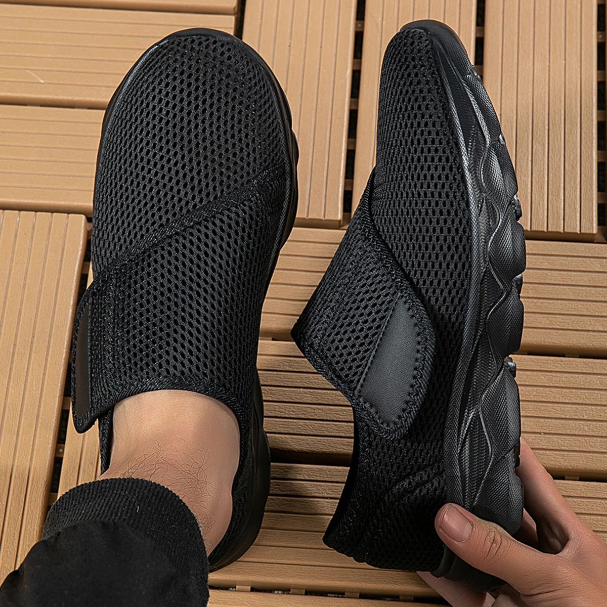 Comfort Fit Orthopedic Walking Shoes for Wide and Swollen Feet