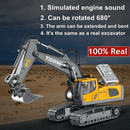 4WD Heavy-Duty Remote Control Construction Vehicle