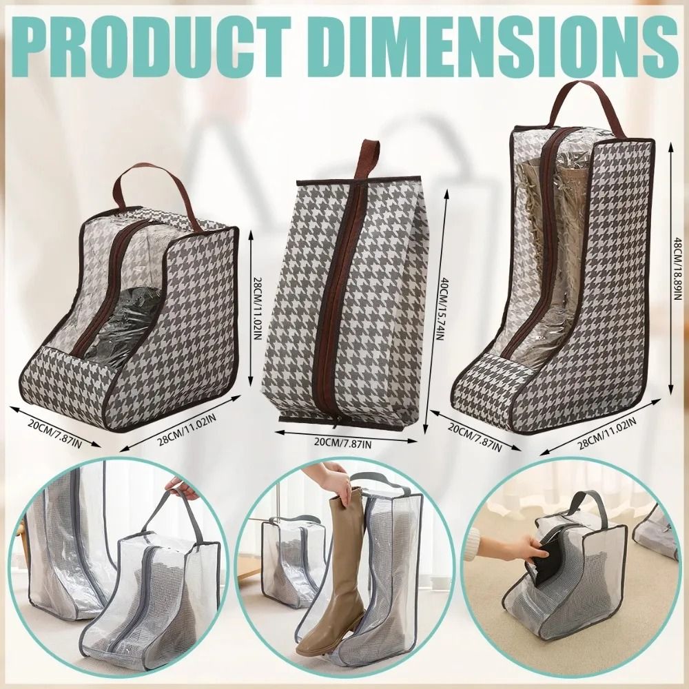 Portable Waterproof Boot Storage Bag | High-Fidelity Dustproof Protection & Professional Footwear Organizer