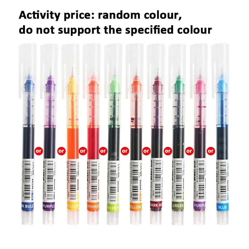 Fine Tip Needle Point Gel Pens Smooth Writing School and Office Set