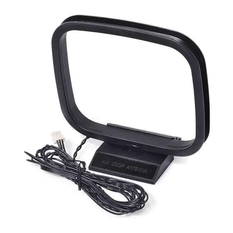 Universal FM AM Radio Antenna Loop Signal Booster for Stereo Receivers