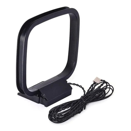 Universal FM AM Radio Antenna Loop Signal Booster for Stereo Receivers