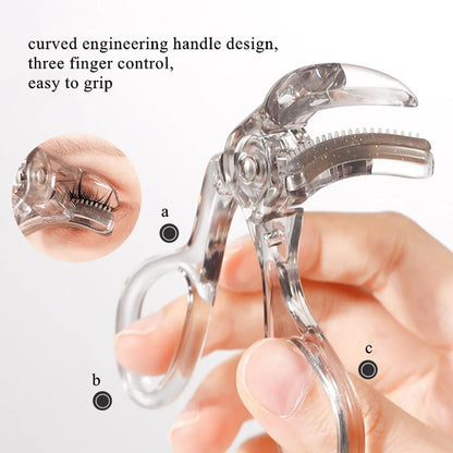 Precision Lift Wide-Angle Eyelash Curler Comb for Natural Eye-Opening Curl