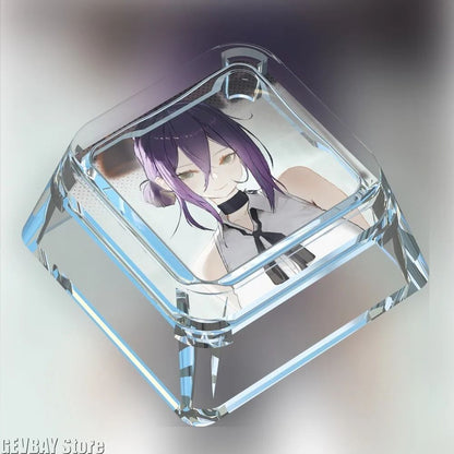 Chainsaw Reze Artisan Keycap – Drip Glue Cross-Axis Series – High-Yield Peripheral Interaction Hub