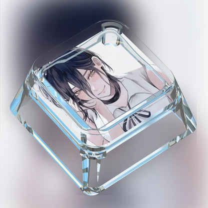 Chainsaw Reze Artisan Keycap – Drip Glue Cross-Axis Series – High-Yield Peripheral Interaction Hub