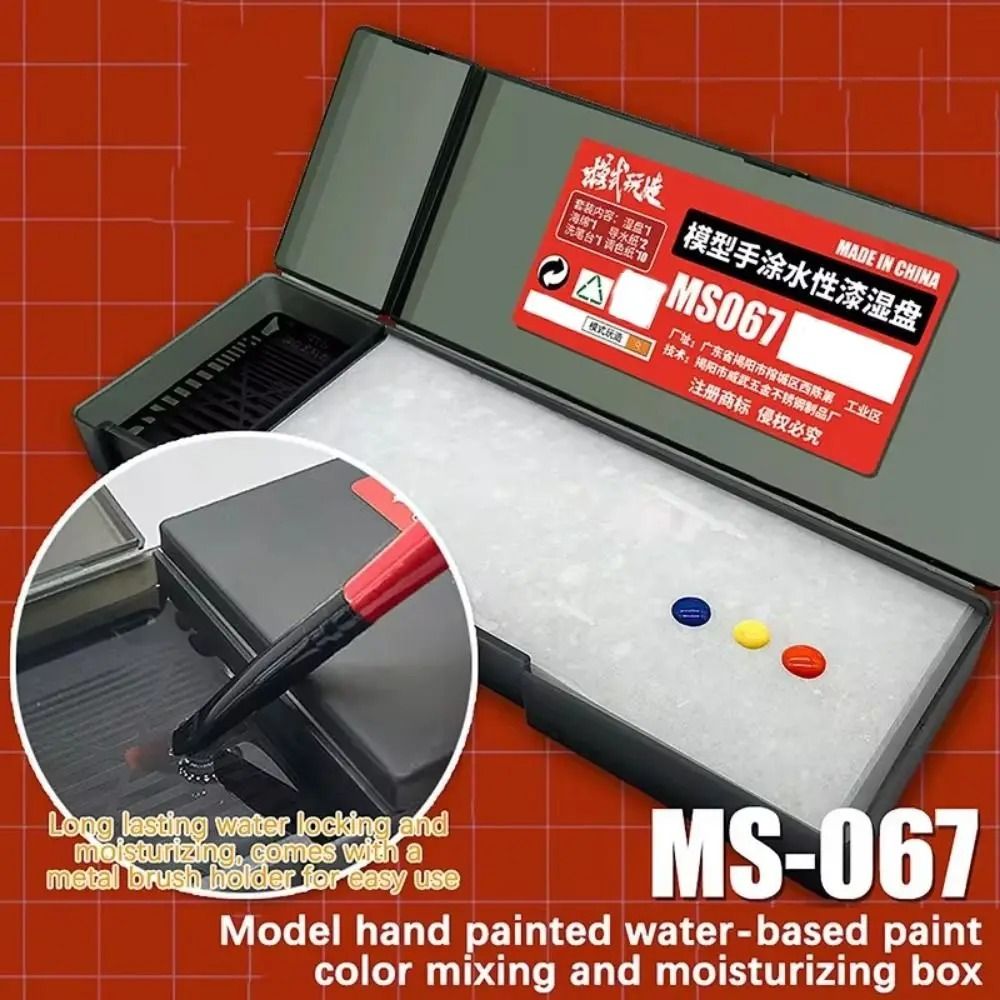 Pro-Miniature Wet Palette | High-Fidelity Hydration Gallery & Professional Acrylic Blending Station
