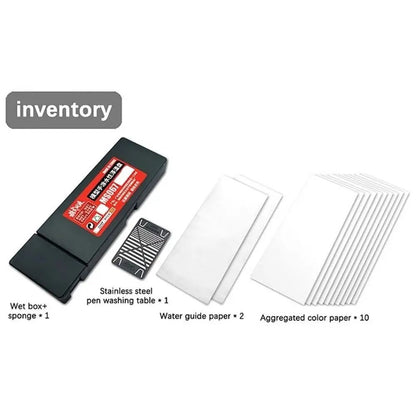 Pro-Miniature Wet Palette | High-Fidelity Hydration Gallery & Professional Acrylic Blending Station