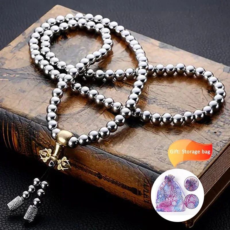 Titanium EDC Self Defense Necklace with Tactical Bead Chain