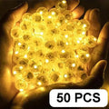 warm white / 50 pcs