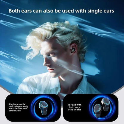 LED Display Wireless Earbuds with Stereo Bluetooth Sound