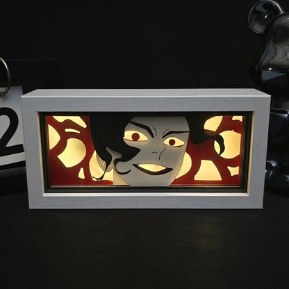 Demon Slayer 3D LED Light Box – Kamado Tanjiro Anime Night Light for Bedroom Decor