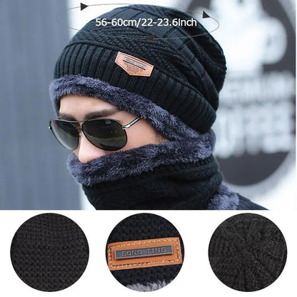 2-in-1 Thermal Fleece Beanie & Neck Gaiter Set