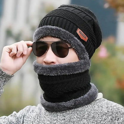 2-in-1 Thermal Fleece Beanie & Neck Gaiter Set