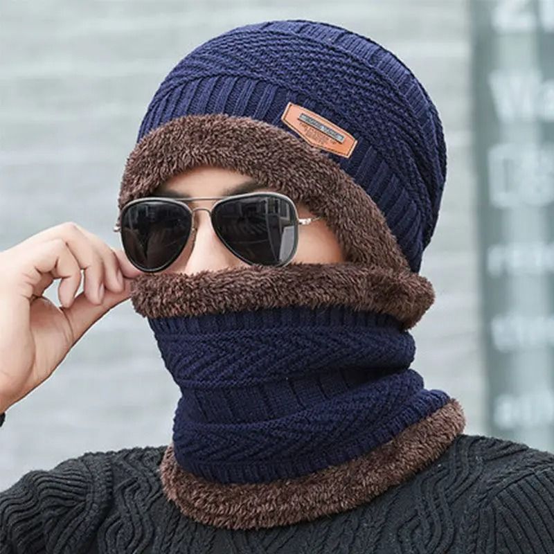 2-in-1 Thermal Fleece Beanie & Neck Gaiter Set