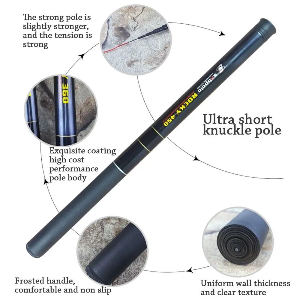 Ultralight Telescopic Fishing Rod Portable Travel Carp Feeder Pole