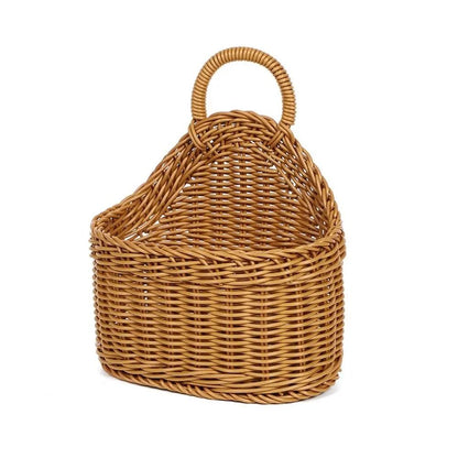 Rattan Storage Basket Hanging Kitchen Fruit Vegetable Organizer