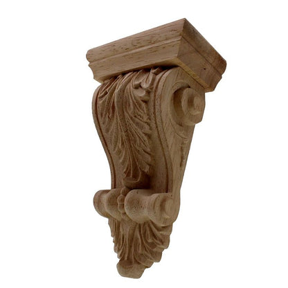 RUNBAZEF Oak Wood Carved Applique – European Vintage Floral Furniture Decor
