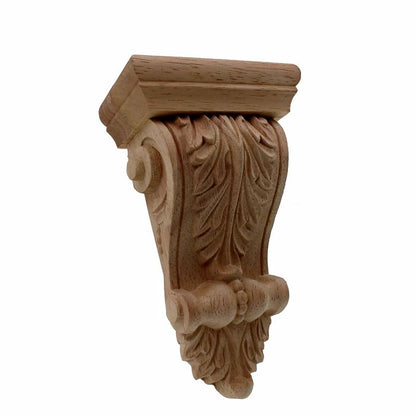 RUNBAZEF Oak Wood Carved Applique – European Vintage Floral Furniture Decor