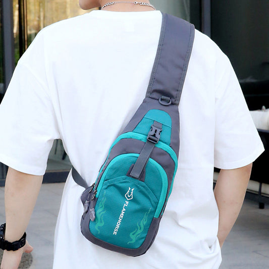 UrbanFlex Lightweight Men Sling Backpack Waterproof Crossbody Chest Bag for Travel & Sports