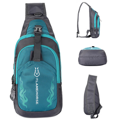 UrbanFlex Lightweight Men Sling Backpack Waterproof Crossbody Chest Bag for Travel & Sports
