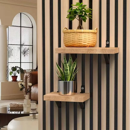 No-Drill Wall Bracket Set for Display Boards, Shelves and Plant Pots (2pcs)