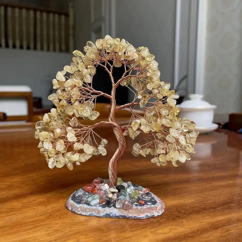 7 Chakra Crystal Tree of Life – Feng Shui Healing Gem Tree Home Decor