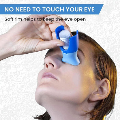 Reusable Eyedrop Guide Applicator Precision Eye Drop Helper Device