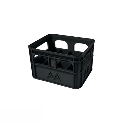 Retro Industrial Battery Storage Box Organizer for Desk & Home