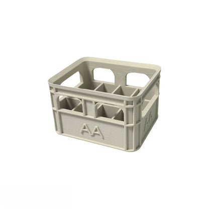 Retro Industrial Battery Storage Box Organizer for Desk & Home