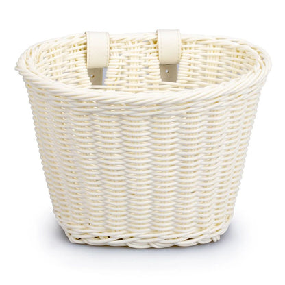 UrbanCarry Bicycle Front Basket Adjustable Handlebar Woven Bike Basket