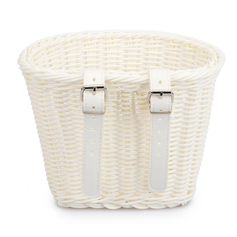 UrbanCarry Bicycle Front Basket Adjustable Handlebar Woven Bike Basket
