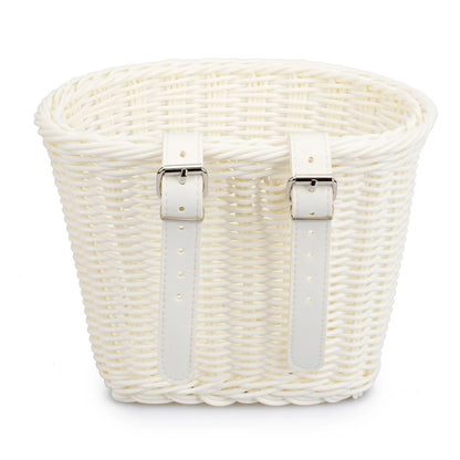 UrbanCarry Bicycle Front Basket Adjustable Handlebar Woven Bike Basket