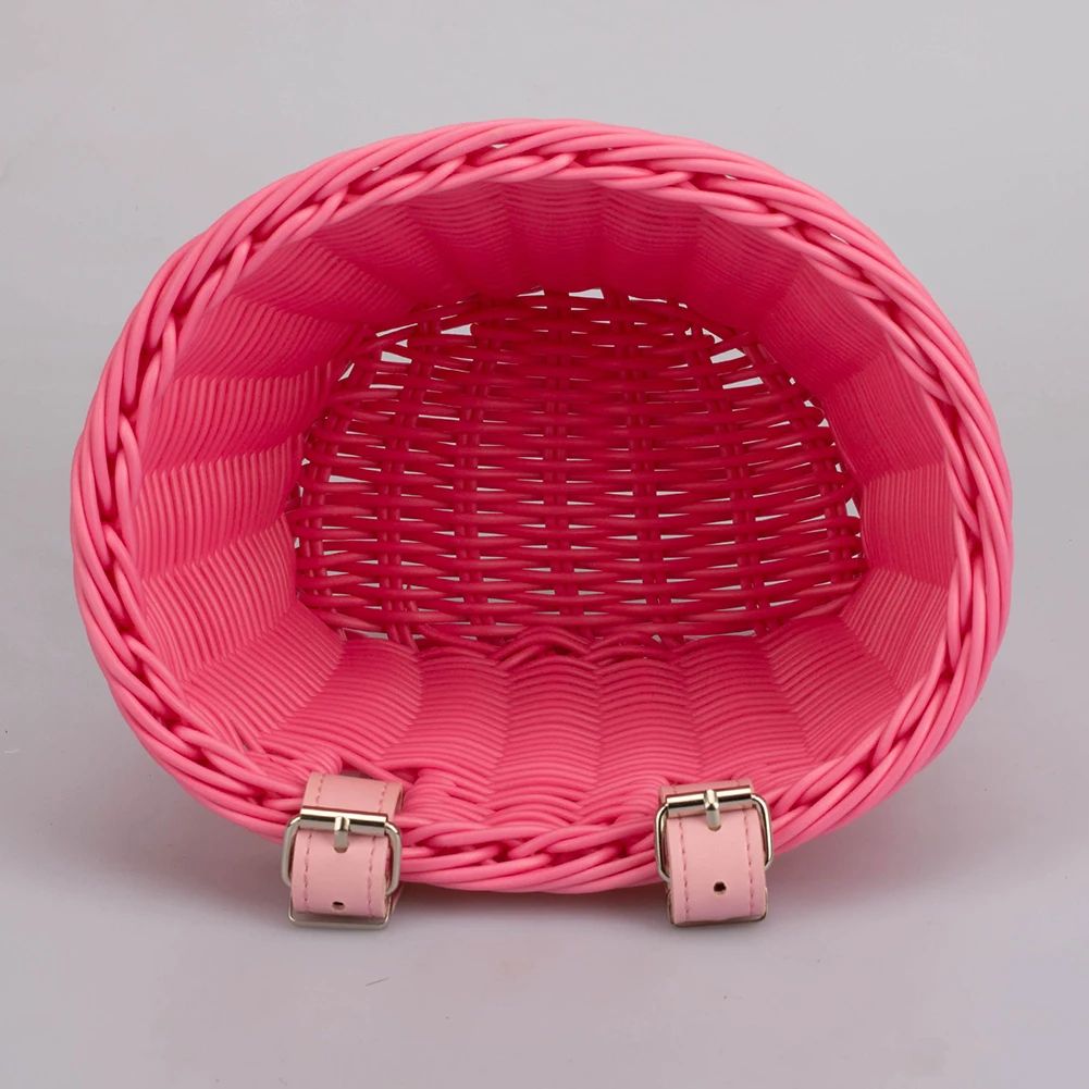 UrbanCarry Bicycle Front Basket Adjustable Handlebar Woven Bike Basket