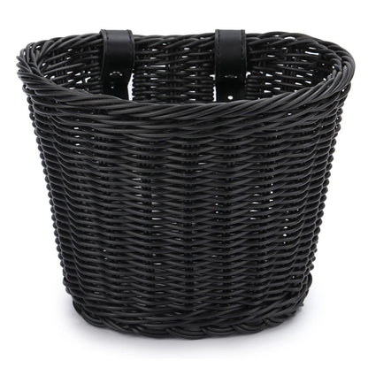 UrbanCarry Bicycle Front Basket Adjustable Handlebar Woven Bike Basket