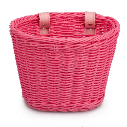 UrbanCarry Bicycle Front Basket Adjustable Handlebar Woven Bike Basket