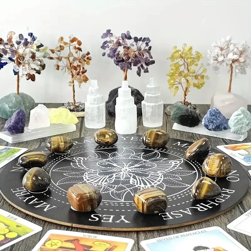 Tiger Eye Tumbled Crystal Stones – Polished Natural Gemstones for Home Decor & Healing