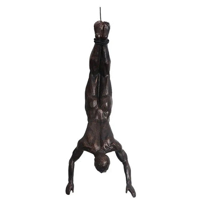 Rock Climbing Man Resin Wall Sculpture – 3D Adventure Wall Art Decor