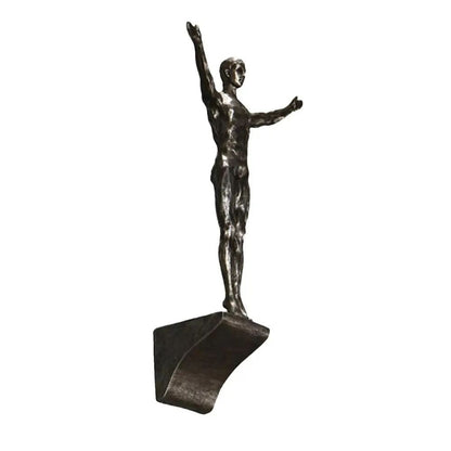 Rock Climbing Man Resin Wall Sculpture – 3D Adventure Wall Art Decor